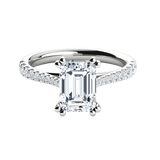 1.5 ct Emerald Cut Engagement Ring