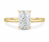 2 Ct Radiant Lab Grown Diamond Ring