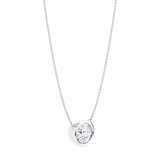 1 ct Round Diamond Bezel Necklace