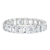 0.10 ct each Emerald Cut Eternity Ring