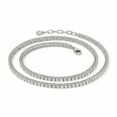 30 cttw Diamond Tennis Necklace