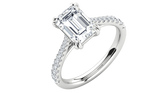 1.5 ct Emerald Cut Engagement Ring