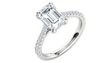 1.5 ct Emerald Cut Engagement Ring