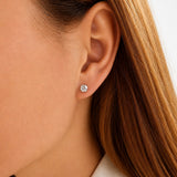 0.52 ct each Round studs Diamond Earrings