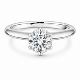 1.56 Ct Round Lab Grown Diamond Ring