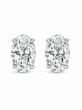 1.5 ct each Oval Studs Earrings