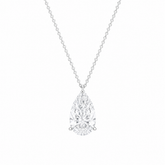 5 Ct Pear Shape Diamond Pendant