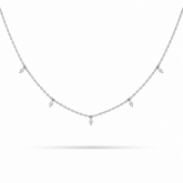 0.40 cttw Marquise Diamond Pendant