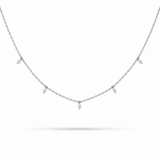 Pendentif diamant marquise 0,40 carat au total