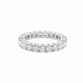 4 Prong Setting Full Eternity Diamond Ring