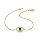 سوار مخصص مع الياقوت الأزرق