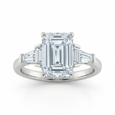 3.01 ct Emerald cut Ring