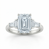 3.01 ct Emerald cut Ring