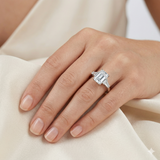 3.01 ct Emerald cut Ring