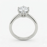 1.56 Ct Round Tiffany Ring