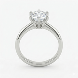1.56 Ct Round Tiffany Ring