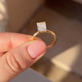 2 Ct Radiant Ring