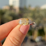 3.01 Ct Cushion Ring