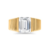 1 ct Emerald Cut Diamond Ring (Goldie)