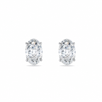 1 ct each Oval studs Diamond Earrings