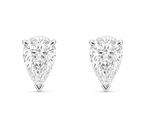 3 Ct each Pear shape stud Diamond Earrings