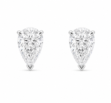 3 Ct each Pear shape stud Diamond Earrings