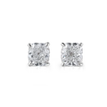 Cushion Cut Lab-Grown Diamond Stud Earrings 1.5 ct each