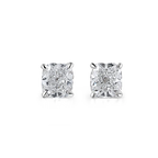 Cushion Cut Lab-Grown Diamond Stud Earrings 1.5 ct each