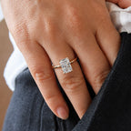 2 Ct Radiant Lab-Grown Diamond Ring