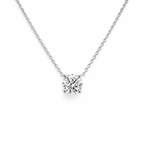 3 Ct Round Diamond Pendant