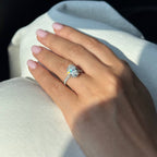 3 Ct Oval Lab Grown Diamond Ring