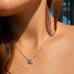 3 Ct Round Diamond Pendant