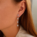 Pear Lab-Grown Diamond Drop Earrings
