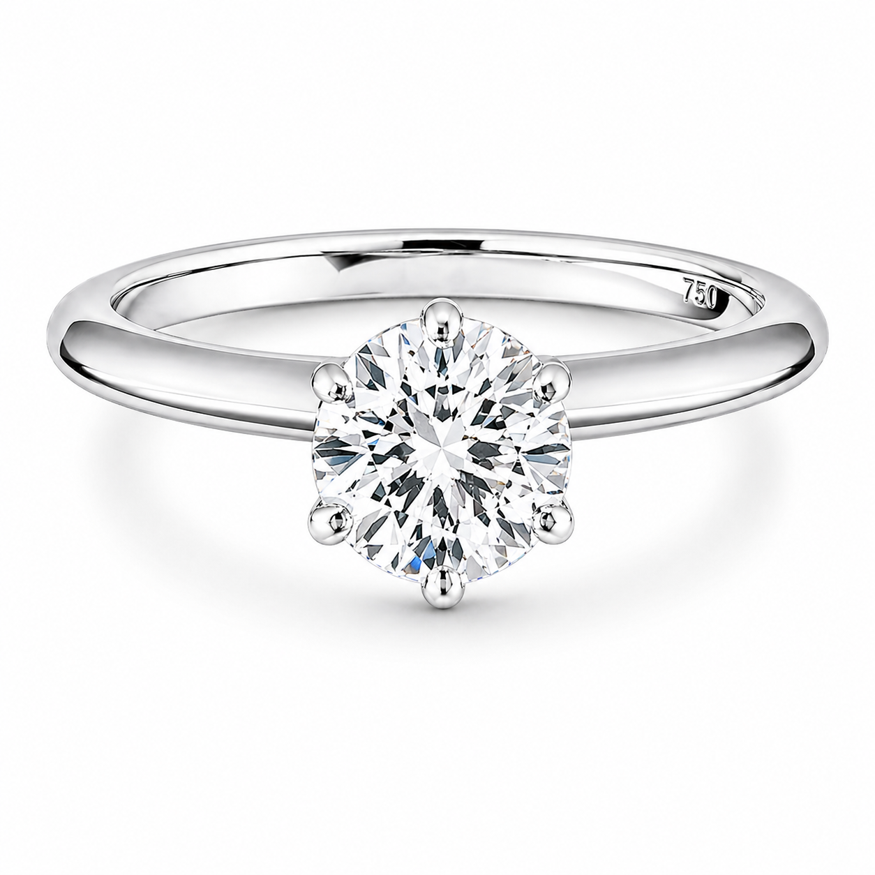 1.56 Ct Round Lab-Grown Diamond Ring