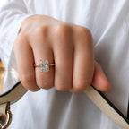 2 Ct Radiant Lab-Grown Diamond Ring