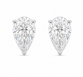 4 Ct each Pear Shape Studs Diamond Earrings