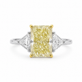 Buy Fancy Yellow Radiant Lab-Grown Diamond Ring