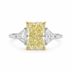 Buy Fancy Yellow Radiant Lab-Grown Diamond Ring