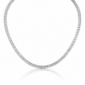 30 cttw  Diamond Tennis Necklace