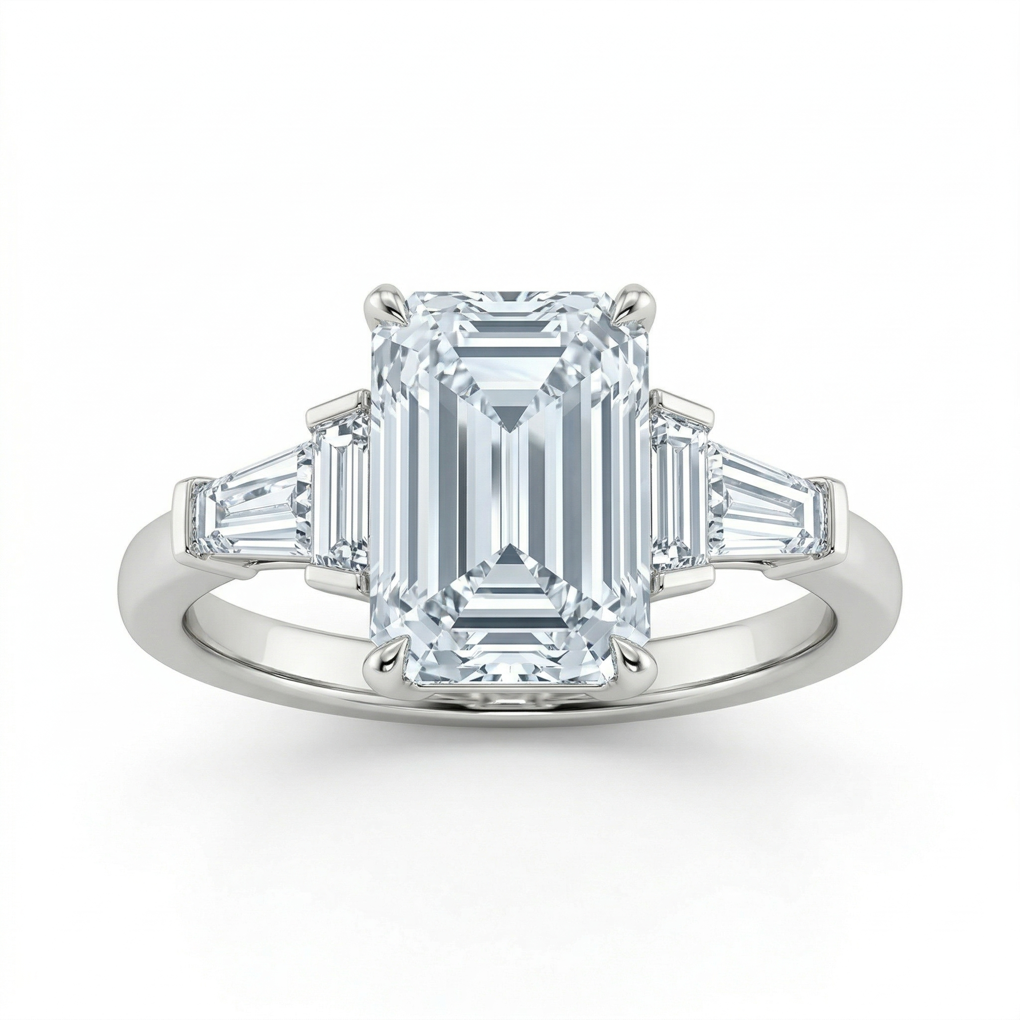 3.01 ct Emerald cut Ring