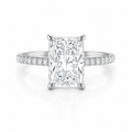 Radiant Lab-Grown Diamond Hidden Halo Ring 5.06 Ct