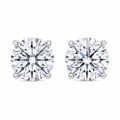 3 Ct each Round Studs Earrings