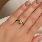Buy Elegant Oval-Cut Diamond Ring Online