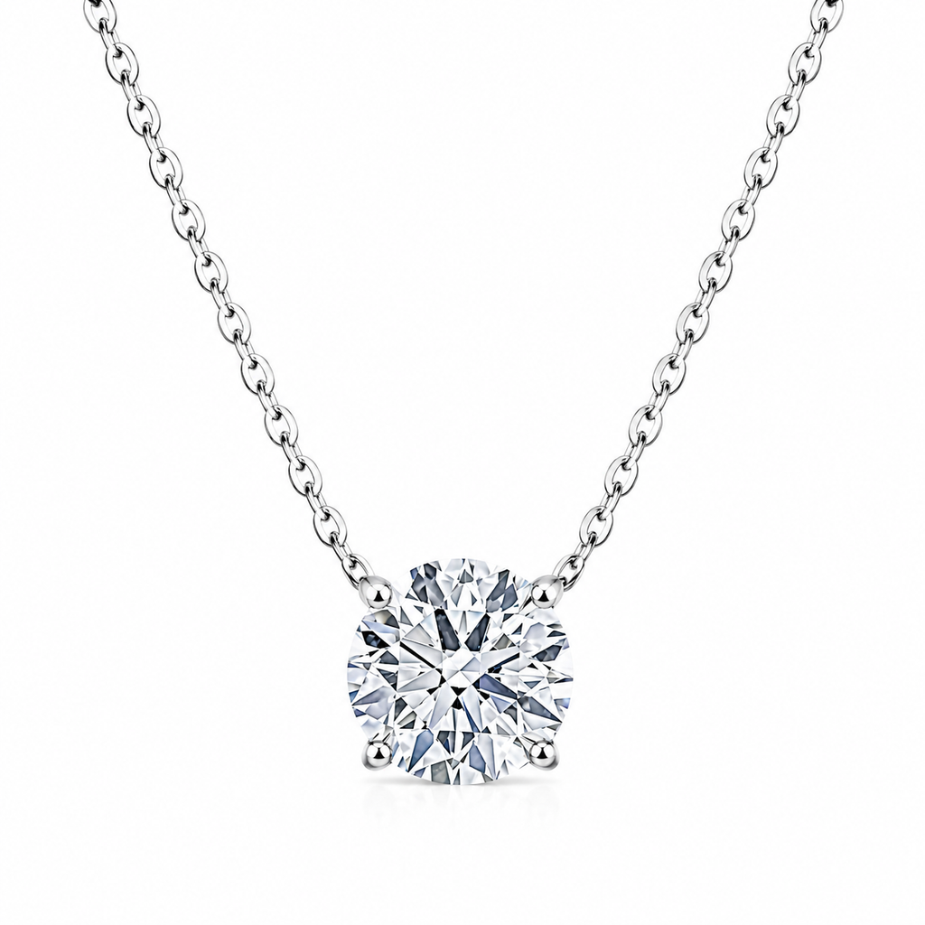 2.07 Ct Round Shape Pendant