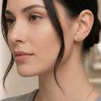0.5 ct each Fancy Yellow Heart stud Earrings