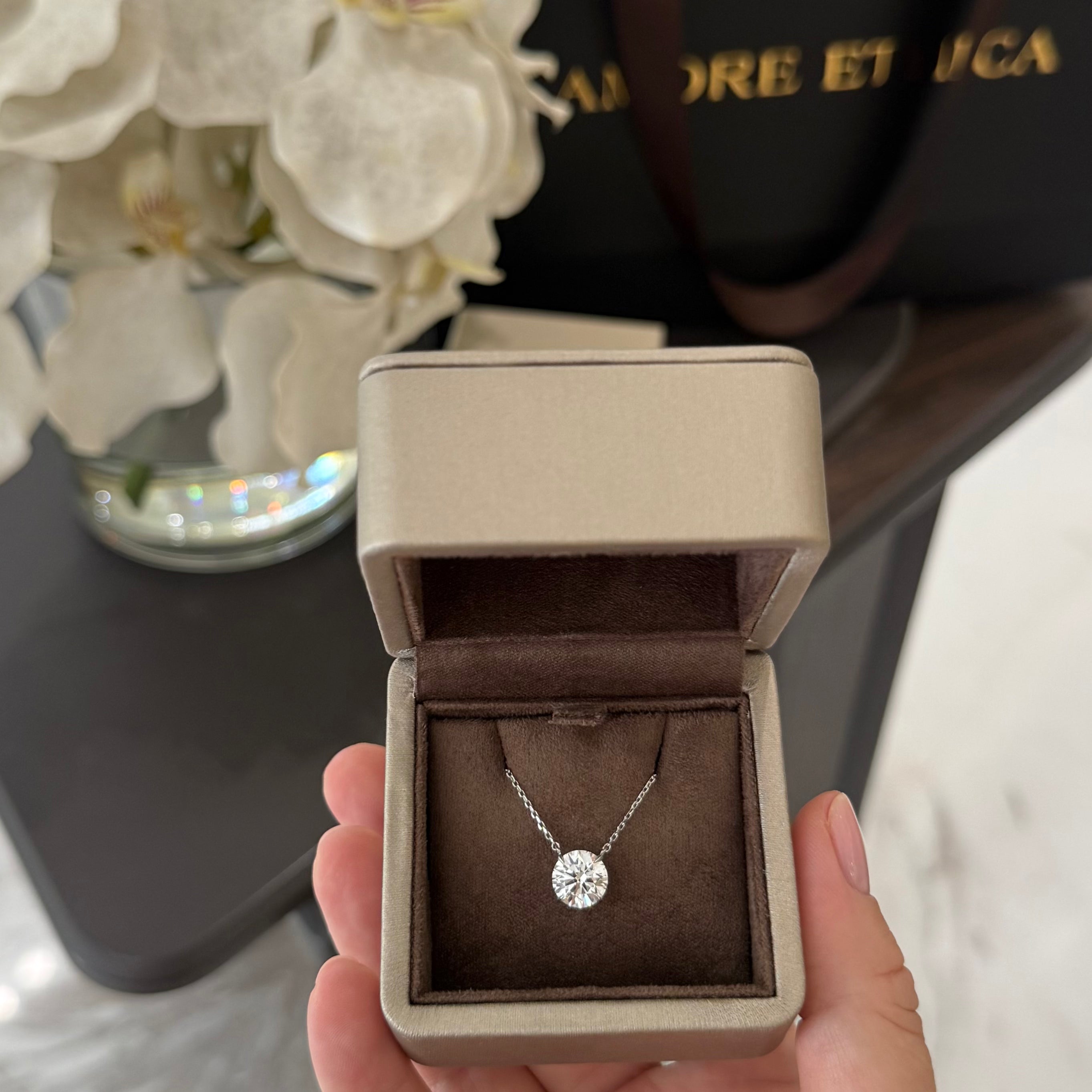 2.07 Ct Round Shape Pendant