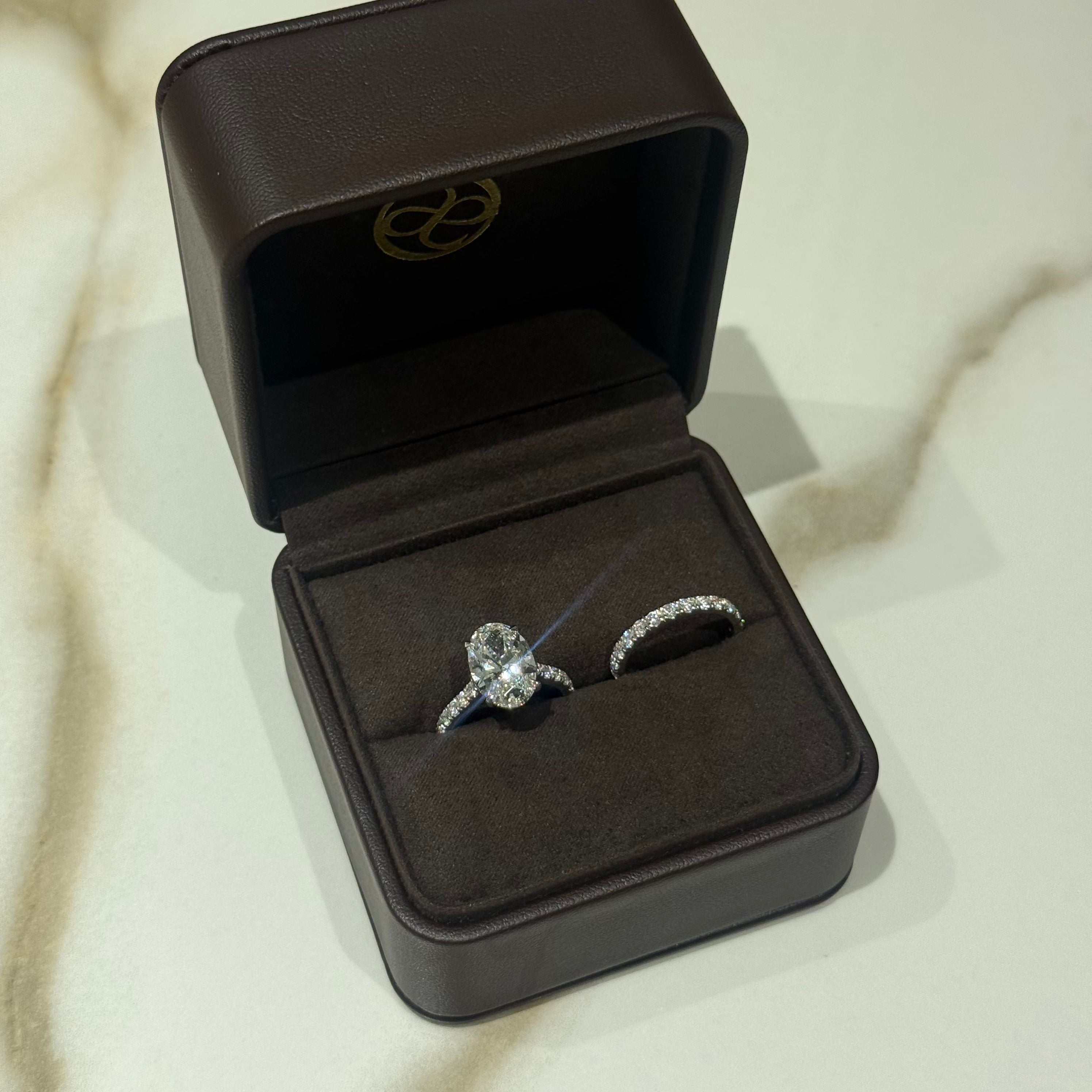 5 Ct Oval Lab-Grown Diamond Ring