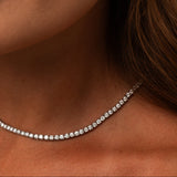 12.90 cttw Tennis Necklace