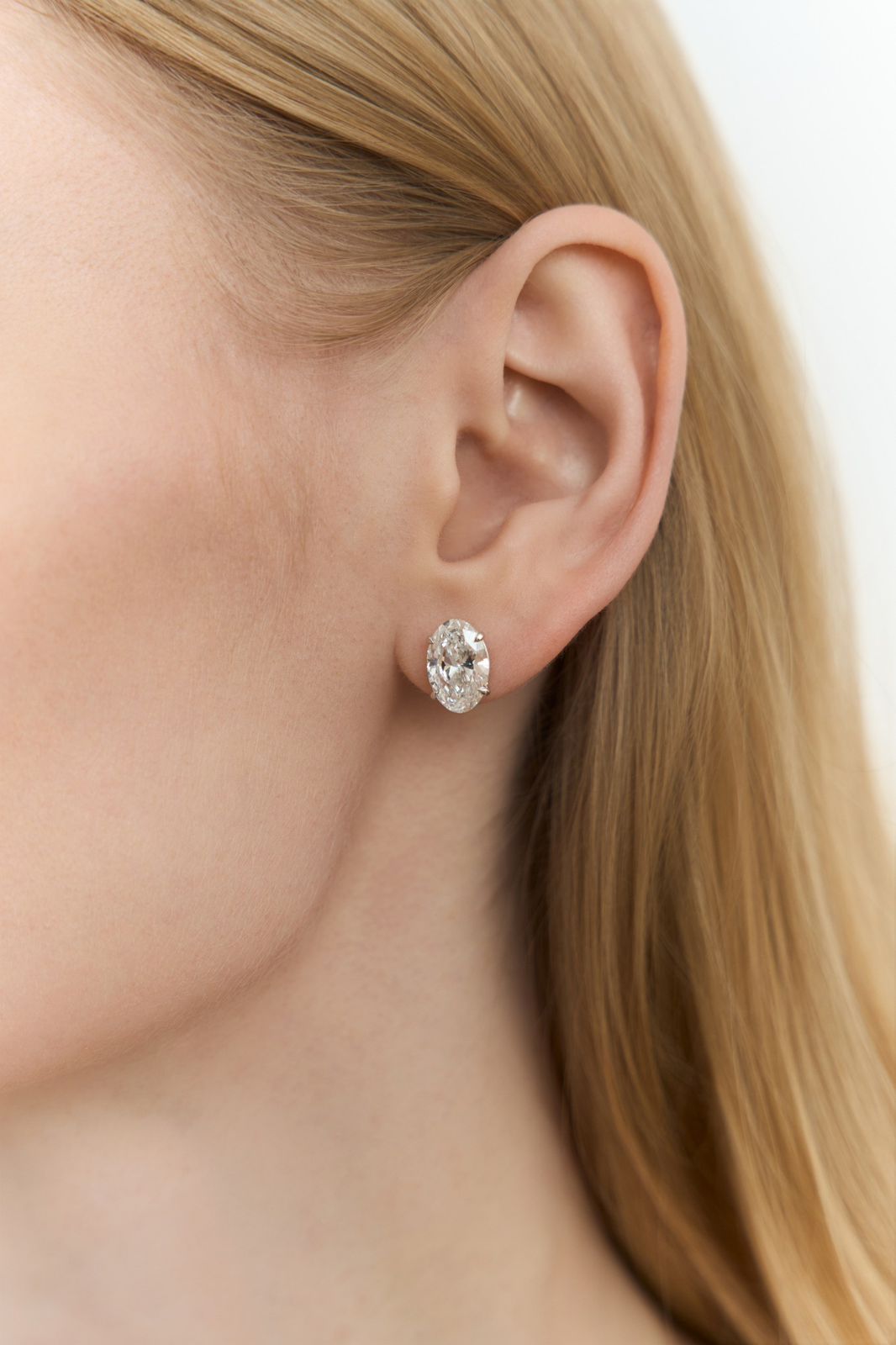 Lab grown diamond earrings 