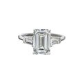 3 Ct Emerald Cut Lab-Grown Diamond Ring
